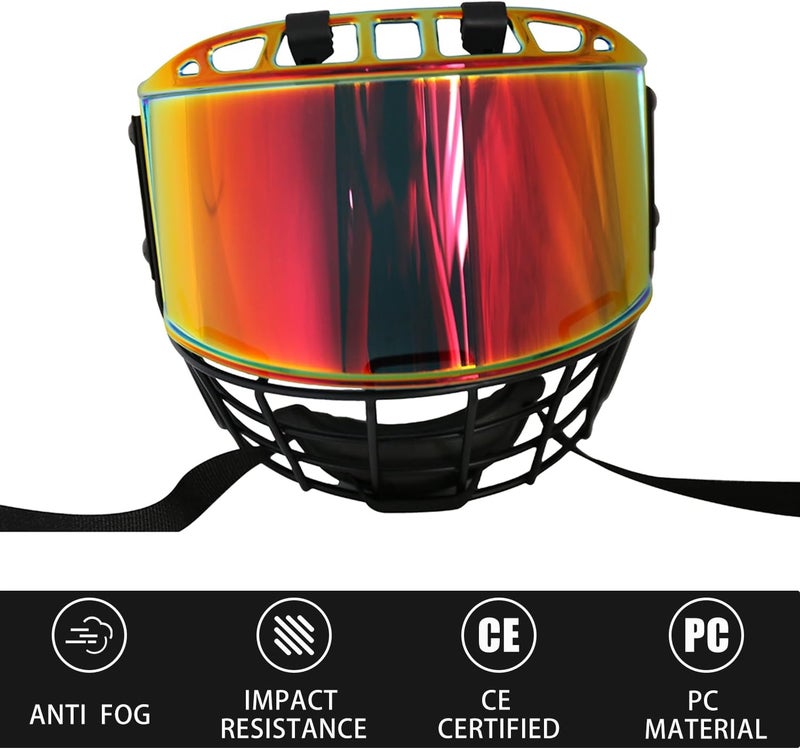 GY PC300 Hockey Helmet Cage & Face Shield Protector Combo - Image 4